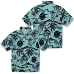 Seattle Kraken Hawaiian Shirt – Palm Sunset