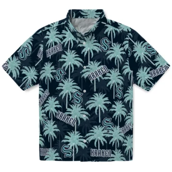 seattle kraken palm grove blue hawaiian shirts best selling