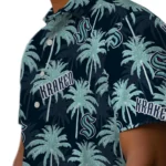 Seattle Kraken Hawaiian Shirt – Palm Tree Motif