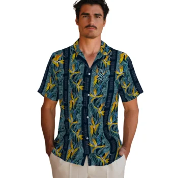 seattle kraken paradise vines blue hawaiian shirts fashion forward