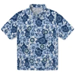 Seattle Mariners Hawaiian Shirt – Hibiscus Blooms