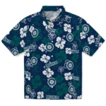 Seattle Mariners Hawaiian Shirt – Hibiscus Flower Design