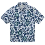 Seattle Mariners Hawaiian Shirt – Hibiscus Motif