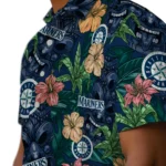 Seattle Mariners Hawaiian Shirt – Hibiscus Tiki Jungle