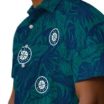 Seattle Mariners Hawaiian Shirt – Monstera Layer