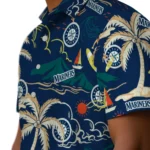 Seattle Mariners Hawaiian Shirt – Palm Tree Island