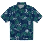 Seattle Mariners Hawaiian Shirt – Palm Tree Motif