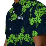 Seattle Seahawks Hawaiian Shirt – 50th State Flower