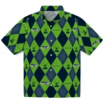 Seattle Seahawks Hawaiian Shirt – Golfing Plaid