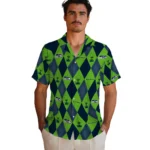 Seattle Seahawks Hawaiian Shirt – Golfing Plaid