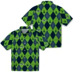 Seattle Seahawks Hawaiian Shirt – Golfing Plaid