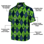 Seattle Seahawks Hawaiian Shirt – Golfing Plaid