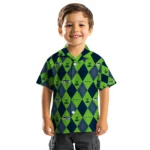 Seattle Seahawks Hawaiian Shirt – Golfing Plaid