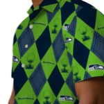 Seattle Seahawks Hawaiian Shirt – Golfing Plaid