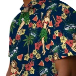Seattle Seahawks Hawaiian Shirt – Hawaiian Girls Design
