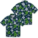 Seattle Seahawks Hawaiian Shirt – Hibiscus Flower Design