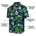 Seattle Seahawks Hawaiian Shirt – Hibiscus Flower Design
