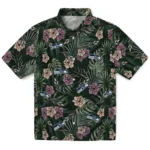 Seattle Seahawks Hawaiian Shirt – Hibiscus Leaves Pattern