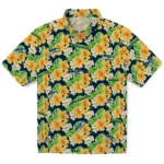 seattle seahawks hibiscus tropics blue yellow hawaiian shirts best selling