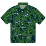 Seattle Seahawks Hawaiian Shirt – Leaf Outline