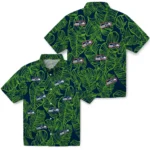 Seattle Seahawks Hawaiian Shirt – Leaf Outline