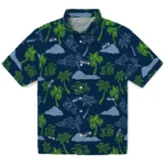 Seattle Seahawks Hawaiian Shirt – Palm And Clouds