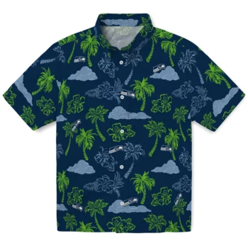 seattle seahawks palm and clouds blue hawaiian shirts best selling