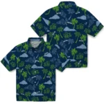 Seattle Seahawks Hawaiian Shirt – Palm And Clouds