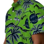 Seattle Seahawks Hawaiian Shirt – Palm Sunset
