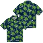 Seattle Seahawks Hawaiian Shirt – Palm Tree Motif