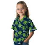 Seattle Seahawks Hawaiian Shirt – Palm Tree Motif