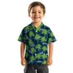 Seattle Seahawks Hawaiian Shirt – Palm Tree Motif