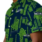 Seattle Seahawks Hawaiian Shirt – Turtle Lines