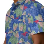 SMU Mustangs Hawaiian Shirt – Anthurium Overlay