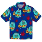 smu mustangs bong smile blue hawaiian shirts best selling