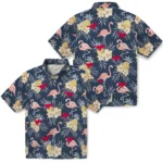 SMU Mustangs Hawaiian Shirt – Flamingo Hibiscus