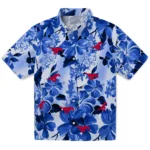 SMU Mustangs Hawaiian Shirt – Hibiscus Arrangement