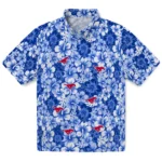 SMU Mustangs Hawaiian Shirt – Hibiscus Blooms