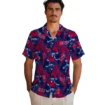 SMU Mustangs Hawaiian Shirt – Hibiscus Exotic