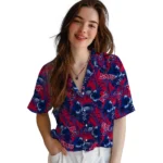 SMU Mustangs Hawaiian Shirt – Hibiscus Exotic