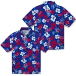 SMU Mustangs Hawaiian Shirt – Hibiscus Flower Design