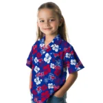 SMU Mustangs Hawaiian Shirt – Hibiscus Flower Design