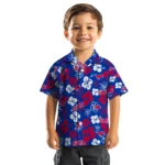 SMU Mustangs Hawaiian Shirt – Hibiscus Flower Design
