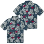SMU Mustangs Hawaiian Shirt – Hibiscus Flowers
