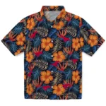 SMU Mustangs Hawaiian Shirt – Hibiscus Foliage