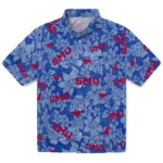 SMU Mustangs Hawaiian Shirt – Hibiscus Oasis