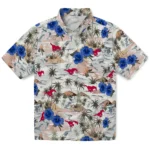 SMU Mustangs Hawaiian Shirt – Hibiscus Seaside