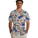 SMU Mustangs Hawaiian Shirt – Hibiscus Seaside