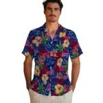SMU Mustangs Hawaiian Shirt – Hibiscus Tiki Jungle