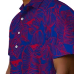 SMU Mustangs Hawaiian Shirt – Leaf Outline